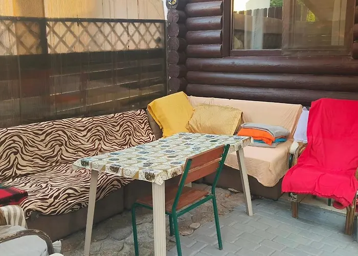 Apartment сдам дом сруб посуточно у моря в совиньоне с верандой Odesa